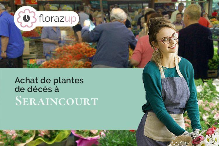 créations de fleurs pour des funérailles à Seraincourt (Val-d'Oise/95450)