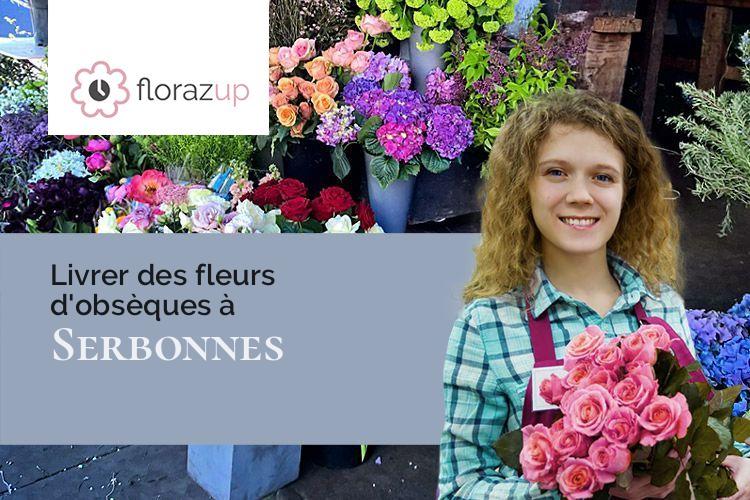 coeurs de fleurs pour une crémation à Serbonnes (Yonne/89140)