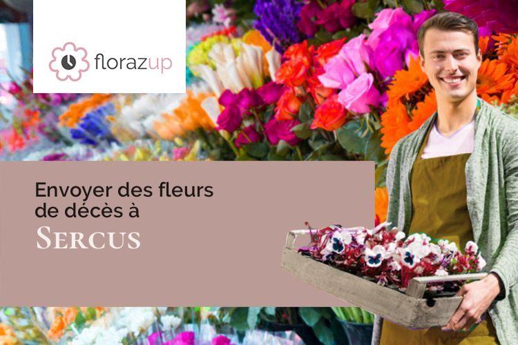 bouquets de fleurs pour un deuil à Sercus (Nord/59173)