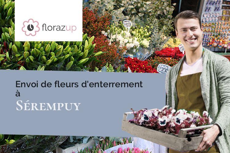 compositions florales pour des obsèques à Sérempuy (Gers/32120)