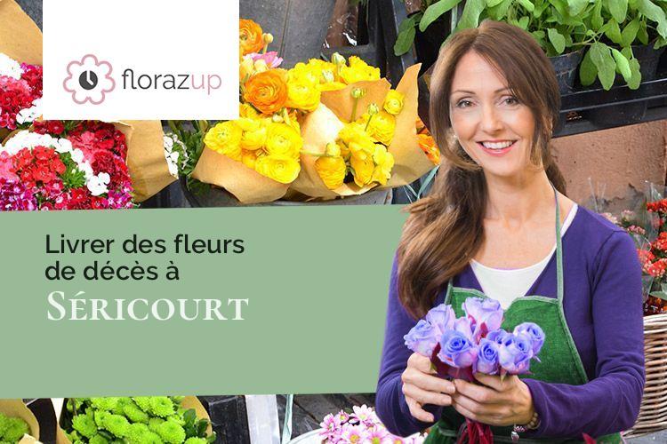coupes de fleurs pour un deuil à Séricourt (Pas-de-Calais/62270)