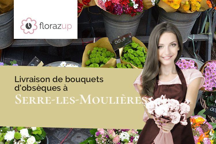 créations florales pour un enterrement à Serre-les-Moulières (Jura/39700)