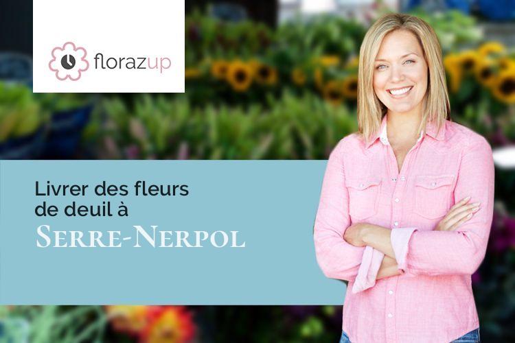couronnes de fleurs pour un décès à Serre-Nerpol (Isère/38470)