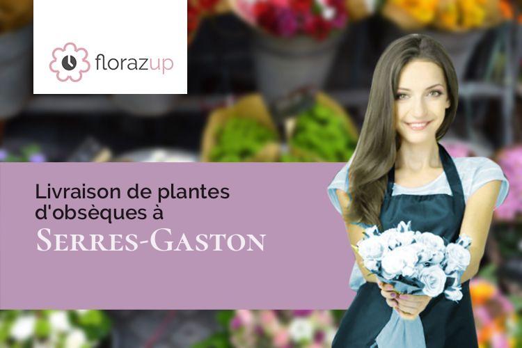 couronnes florales pour des funérailles à Serres-Gaston (Landes/40700)