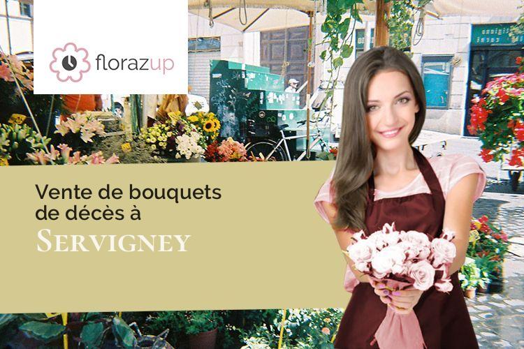 bouquets de fleurs pour un enterrement à Servigney (Haute-Saône/70240)