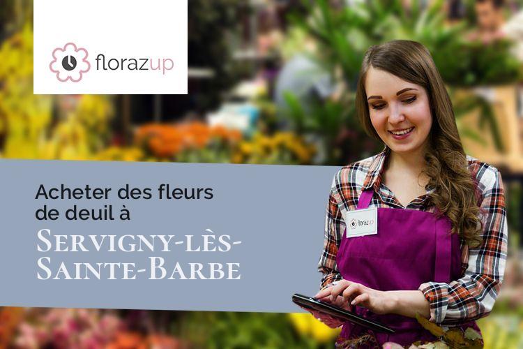 coupes de fleurs pour une crémation à Servigny-lès-Sainte-Barbe (Moselle/57640)