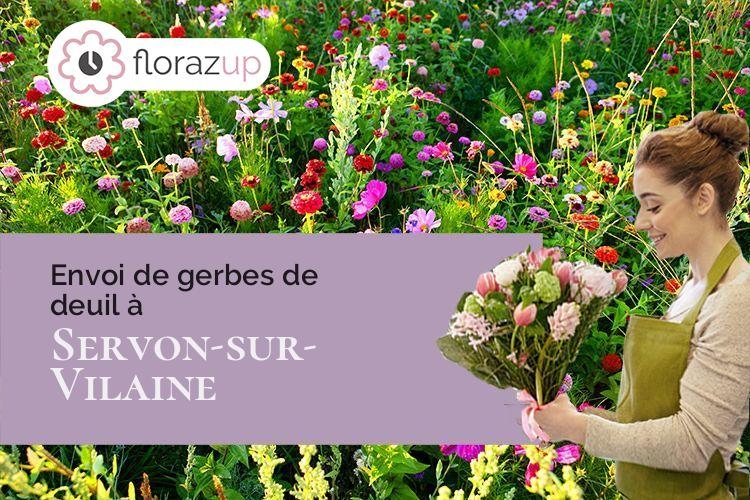 gerbes de fleurs pour une crémation à Servon-sur-Vilaine (Ille-et-Vilaine/35530)