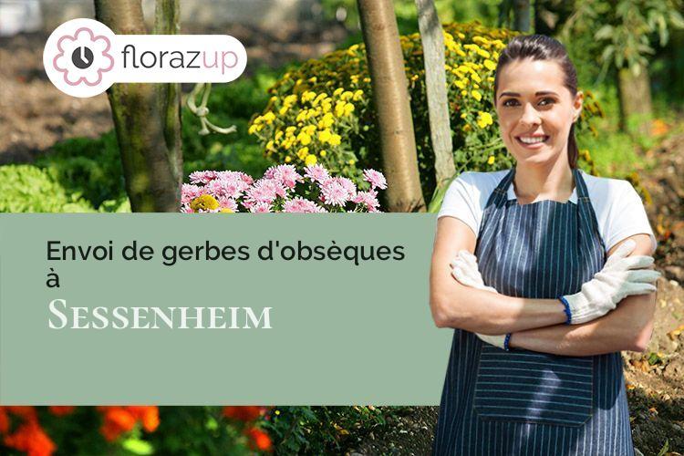 créations de fleurs pour des obsèques à Sessenheim (Bas-Rhin/67770)