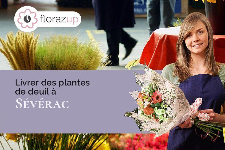 créations florales pour un enterrement à Sévérac (Loire-Atlantique/44530)