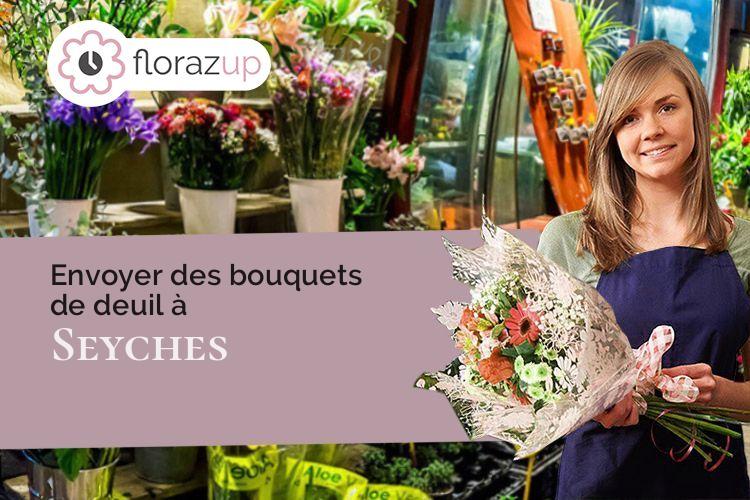 créations florales pour des funérailles à Seyches (Lot-et-Garonne/47350)