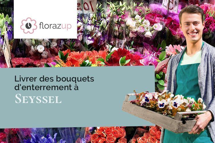 compositions florales pour une crémation à Seyssel (Ain/01420)