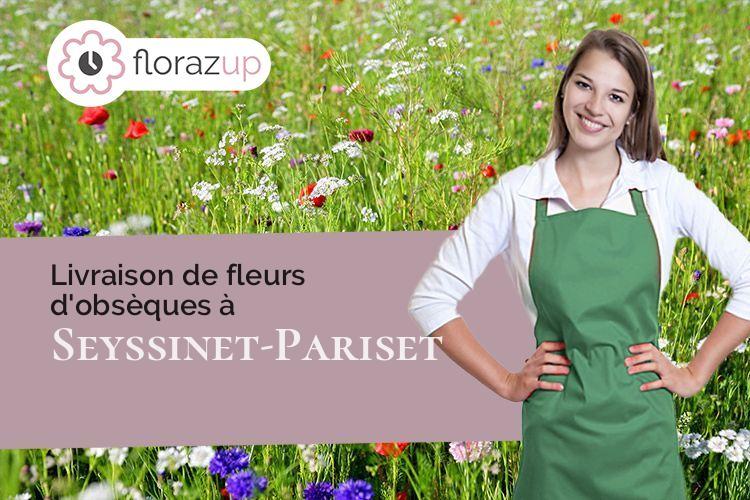 gerbes de fleurs pour un enterrement à Seyssinet-Pariset (Isère/38170)