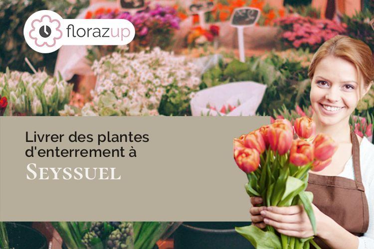 compositions de fleurs pour un deuil à Seyssuel (Isère/38200)