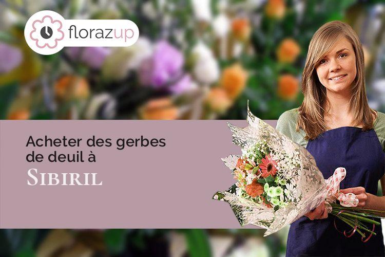 coeur de fleurs pour une crémation à Sibiril (Finistère/29250)