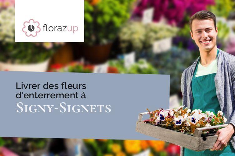 créations de fleurs pour des obsèques à Signy-Signets (Seine-et-Marne/77640)