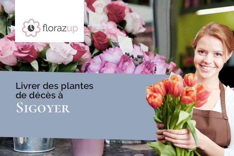 bouquets de fleurs pour des obsèques à Sigoyer (Hautes-Alpes/05130)