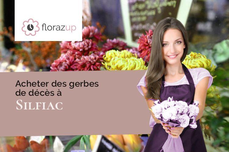 bouquets de fleurs pour des funérailles à Silfiac (Morbihan/56480)