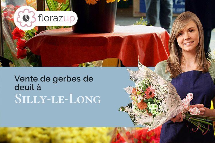 gerbes de fleurs pour un deuil à Silly-le-Long (Oise/60330)