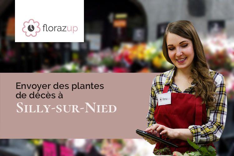 compositions de fleurs pour un enterrement à Silly-sur-Nied (Moselle/57530)