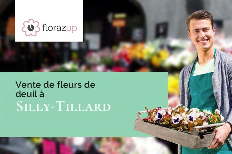 gerbes de fleurs pour un enterrement à Silly-Tillard (Oise/60430)