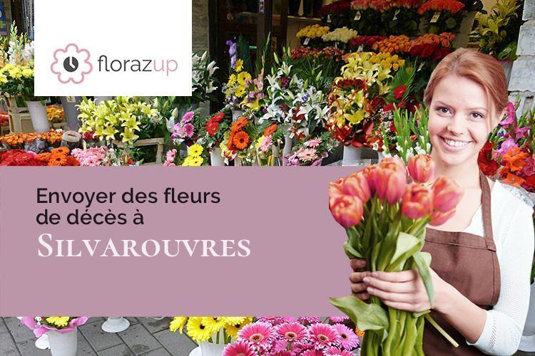 gerbes de fleurs pour un deuil à Silvarouvres (Haute-Marne/52120)