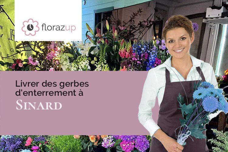 couronnes florales pour un décès à Sinard (Isère/38650)