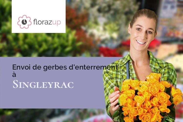 fleurs deuil pour un enterrement à Singleyrac (Dordogne/24500)