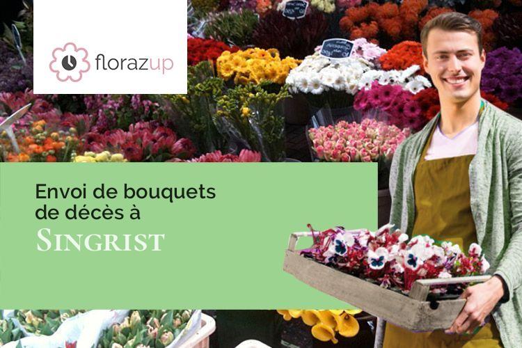 créations florales pour des obsèques à Singrist (Bas-Rhin/67440)