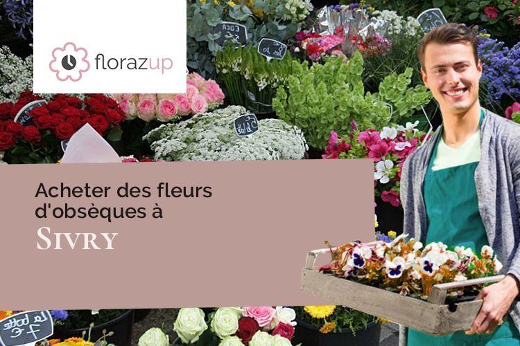 créations florales pour des obsèques à Sivry (Meurthe-et-Moselle/54610)