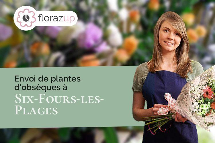 couronnes de fleurs pour une crémation à Six-Fours-les-Plages (Var/83140)