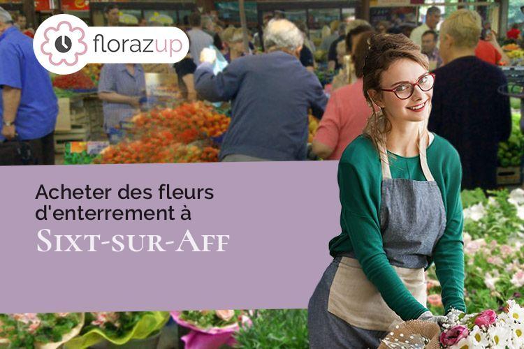 couronnes florales pour un deuil à Sixt-sur-Aff (Ille-et-Vilaine/35550)