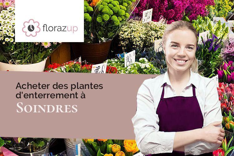 compositions florales pour un deuil à Soindres (Yvelines/78200)