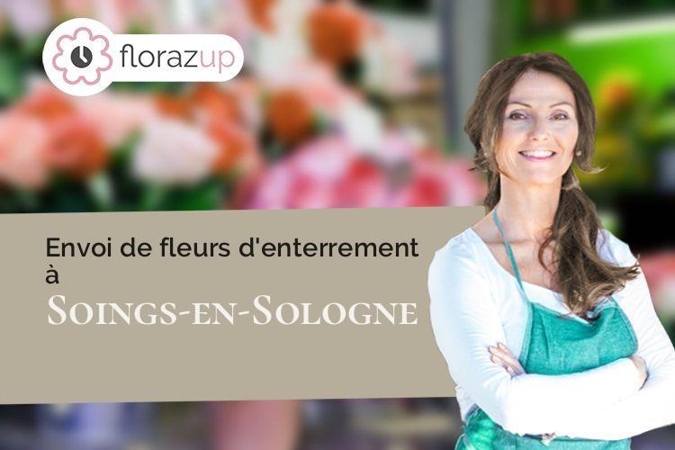 couronnes florales pour un décès à Soings-en-Sologne (Loir-et-Cher/41230)