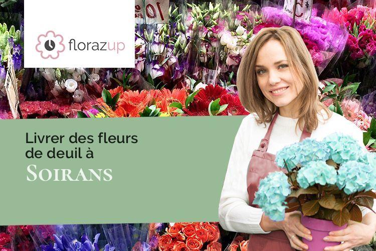 compositions florales pour une crémation à Soirans (Côte-d'Or/21110)