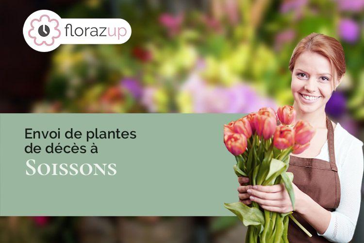 compositions de fleurs pour un enterrement à Soissons (Aisne/02200)