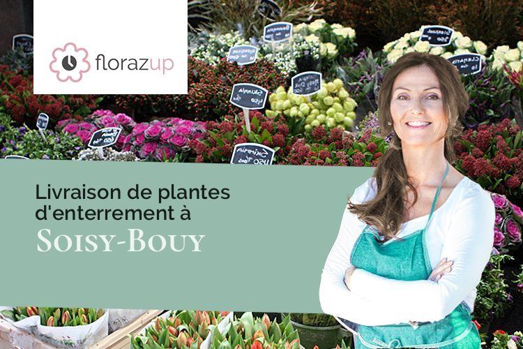 coupes de fleurs pour un enterrement à Soisy-Bouy (Seine-et-Marne/77650)