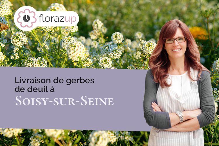 fleurs deuil pour un enterrement à Soisy-sur-Seine (Essonne/91450)