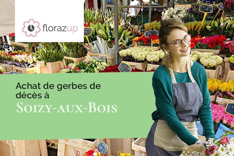 bouquets de fleurs pour des obsèques à Soizy-aux-Bois (Marne/51120)