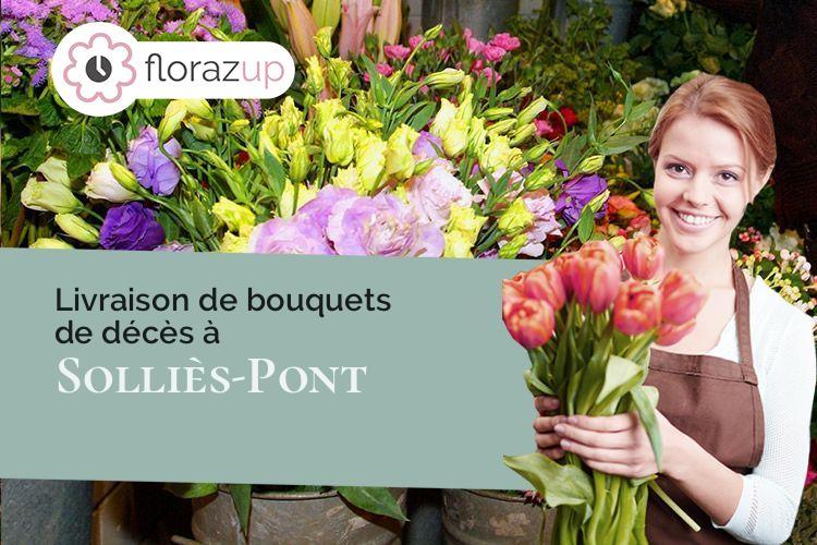 créations florales pour un deuil à Solliès-Pont (Var/83210)