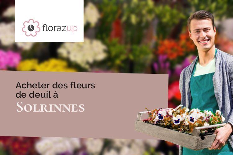 compositions de fleurs pour des obsèques à Solrinnes (Nord/59740)