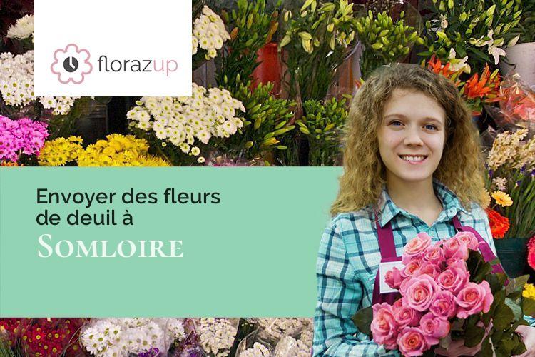 gerbes de fleurs pour un décès à Somloire (Maine-et-Loire/49360)