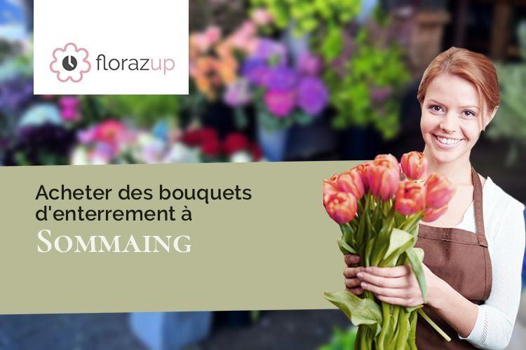 créations florales pour un deuil à Sommaing (Nord/59213)