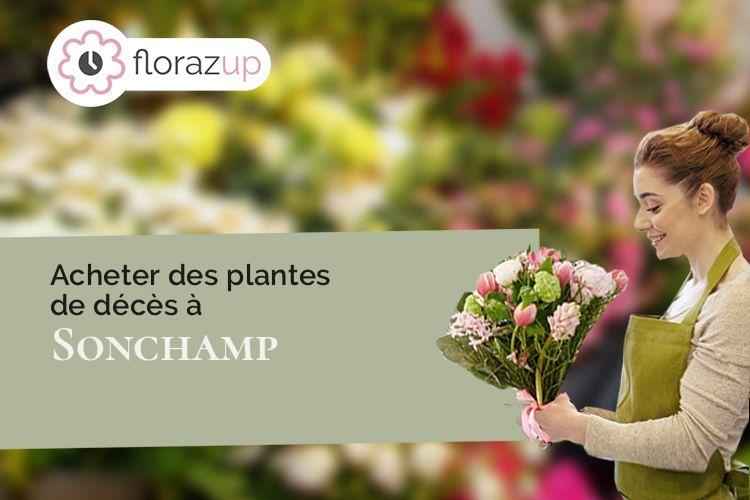 créations florales pour des funérailles à Sonchamp (Yvelines/78120)