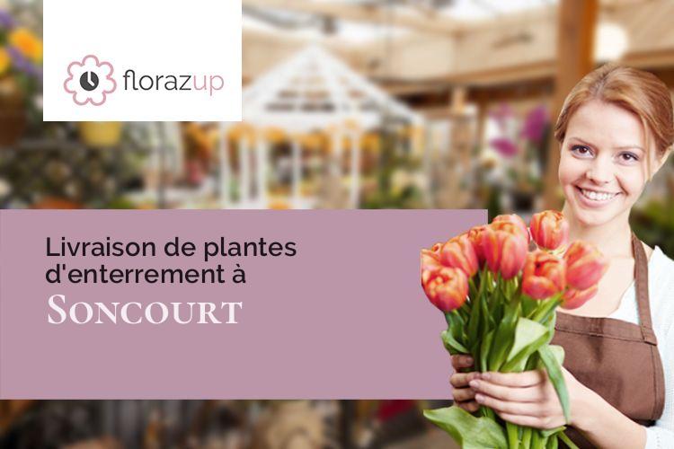 créations de fleurs pour un enterrement à Soncourt (Vosges/88170)