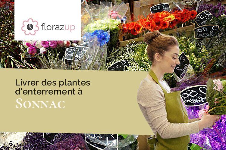 créations de fleurs pour un enterrement à Sonnac (Aveyron/12700)