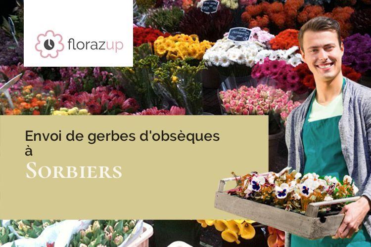 fleurs deuil pour un décès à Sorbiers (Hautes-Alpes/05150)