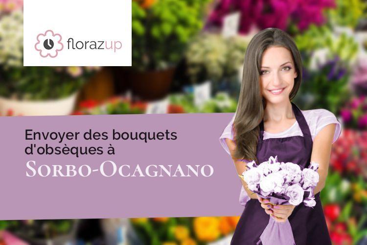 coeurs de fleurs pour un deuil à Sorbo-Ocagnano (Corse/20213)