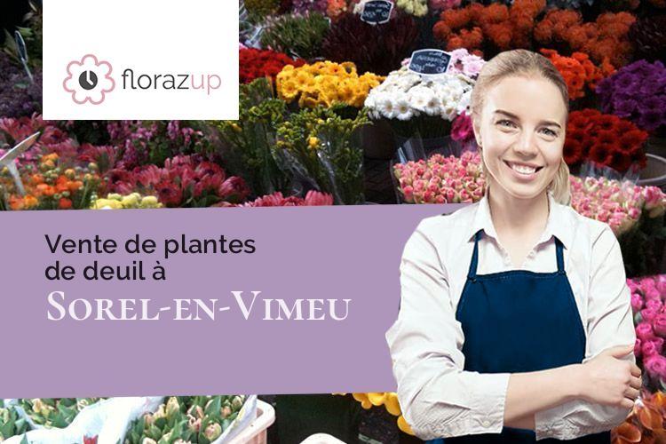 créations florales pour un enterrement à Sorel-en-Vimeu (Somme/80490)