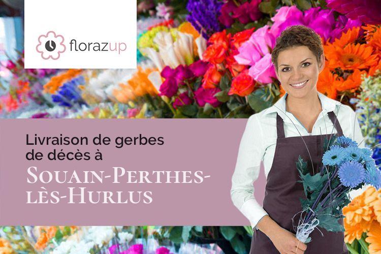 gerbes de fleurs pour des obsèques à Souain-Perthes-lès-Hurlus (Marne/51600)