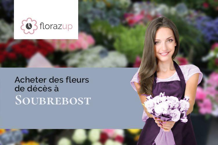 coeurs de fleurs pour des funérailles à Soubrebost (Creuse/23250)